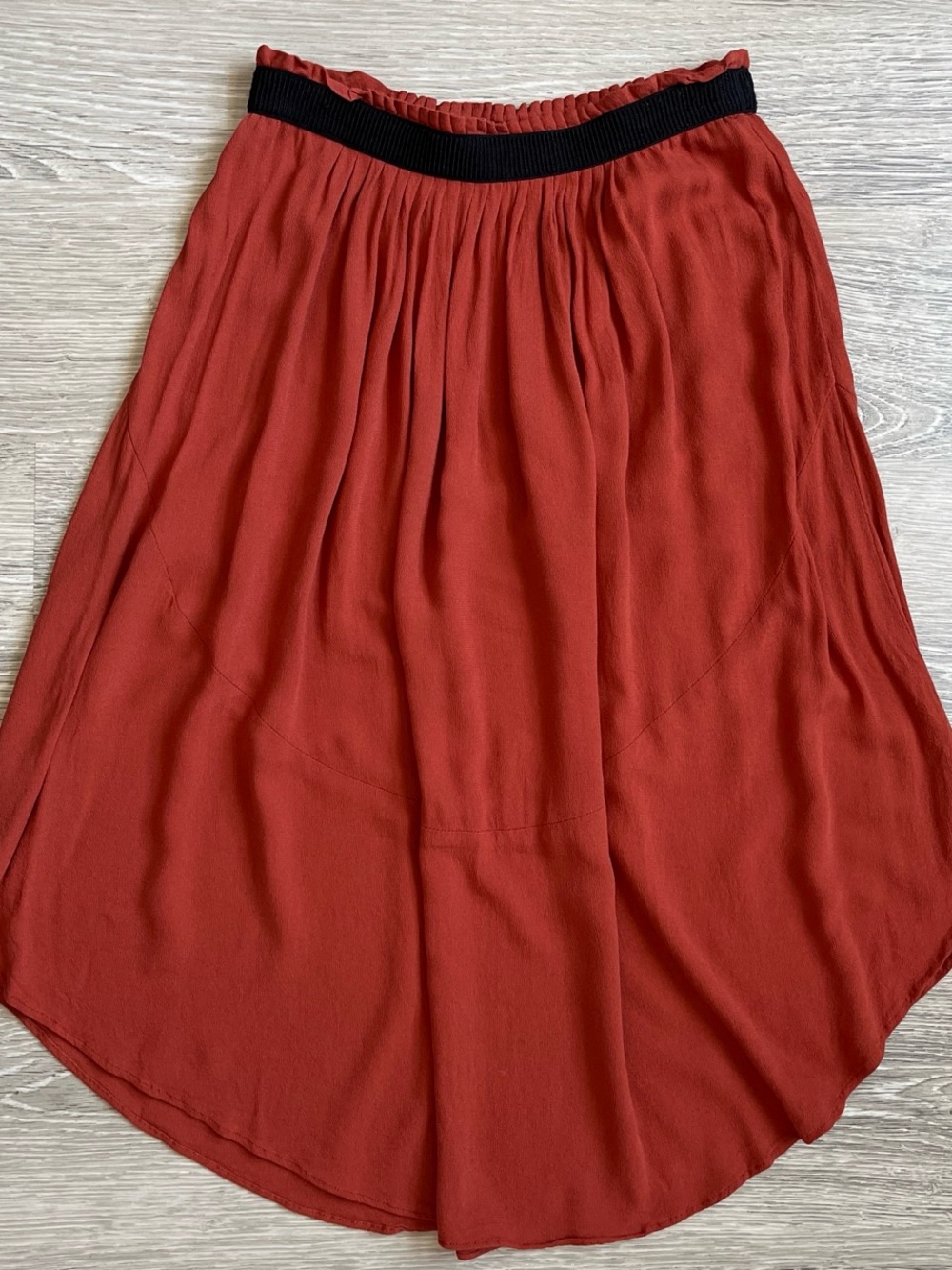 H&M High-Low Midi Boho Skirt, Size 4